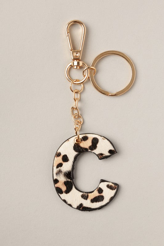 Double-Sided Leopard Key Ring *Final Sale*