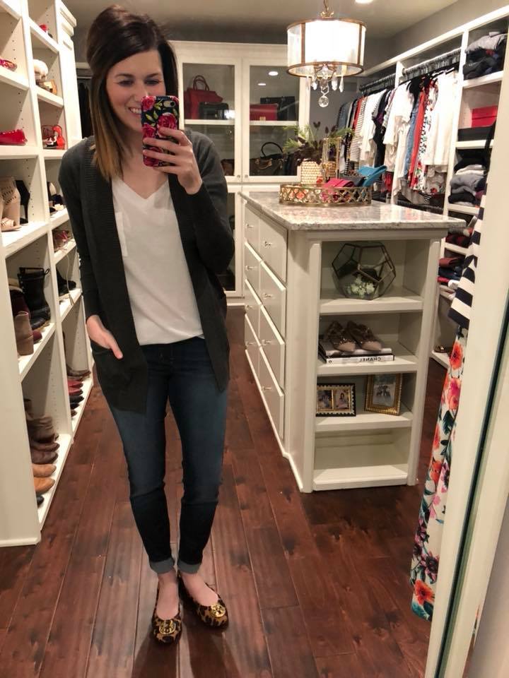 Max Cardigan in Black and Charcoal