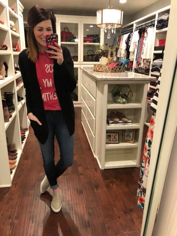 Max Cardigan in Black and Charcoal