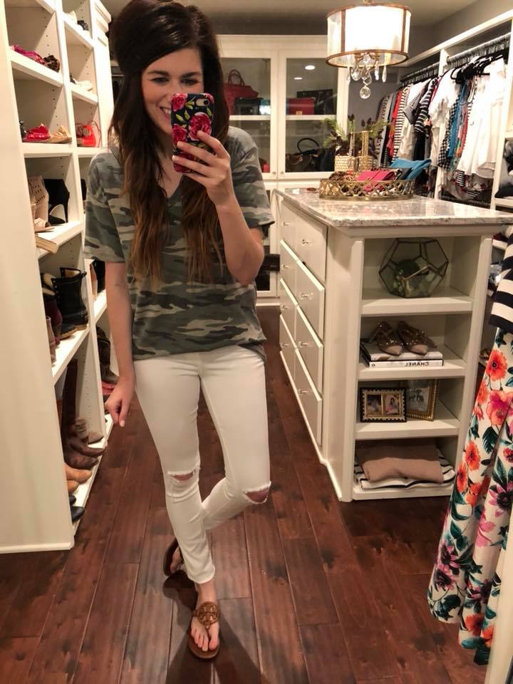 Pandy Distressed Jeans in White