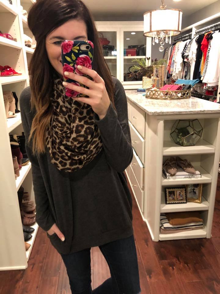 Infinity Scarf in Leopard and Camo *Final Sale*