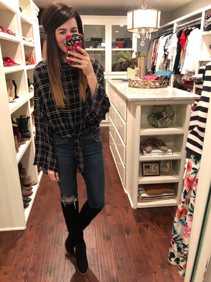 SALE! Malia Tie Front Top *Final Sale*