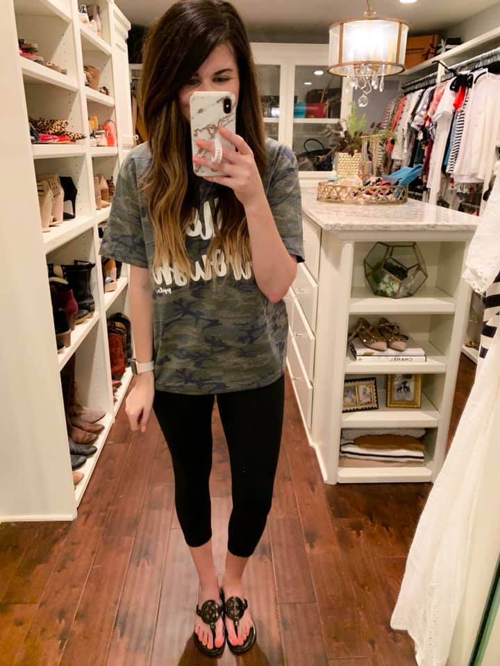 SALE! *BELLES & DOORBUSTER* Goal Setter Leggings in Olive and Black *Final Sale*