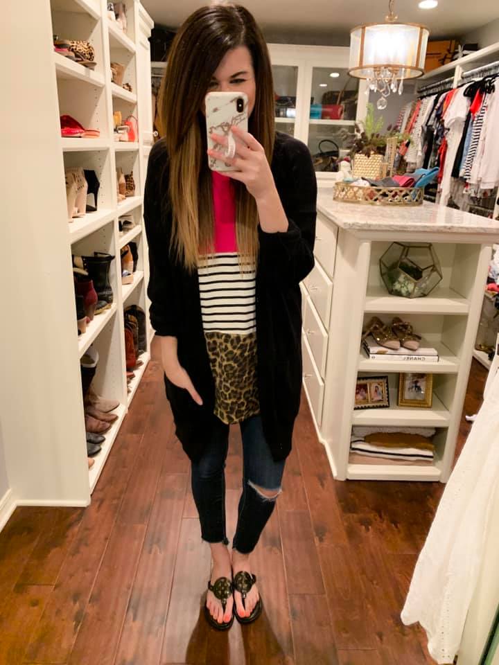 SALE! *BELLES & STEALS* Nala Tank in Fuchsia and Black *Final Sale*