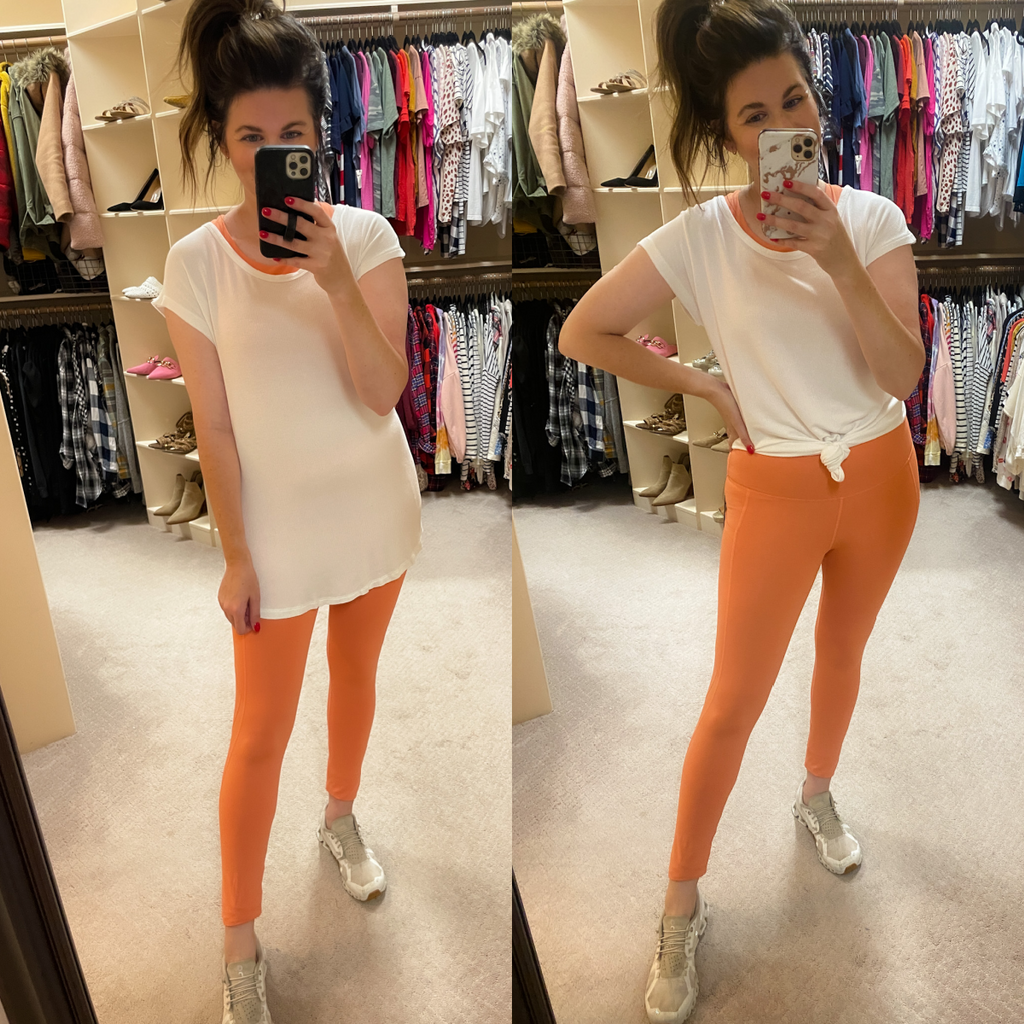 Mono B Lattice Tee in White