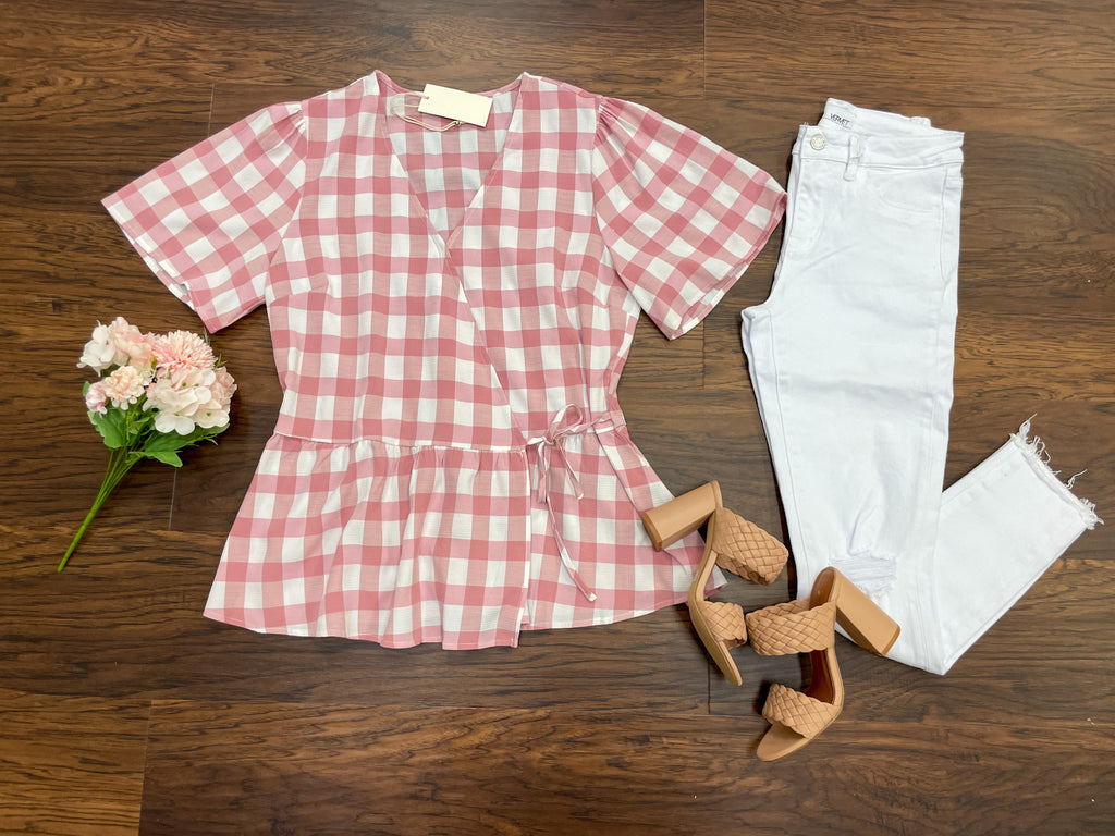 SALE! Spring in the South Wrap Top *Final Sale*