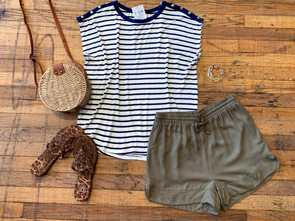 SALE! Sun City Drawstring Shorts *Final Sale*