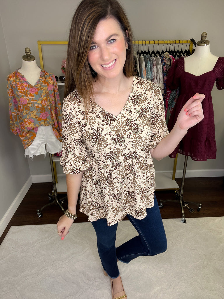 *BELLES & DOORBUSTER* Popular Opinion Top in Cream *Final Sale*