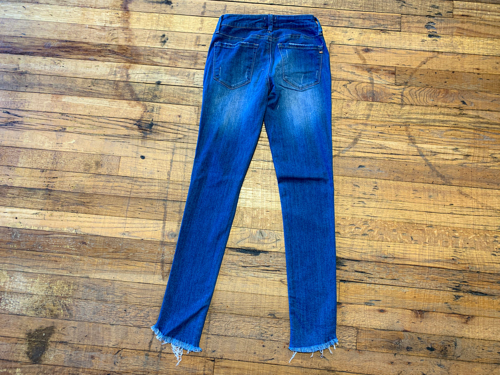 Auburn Frayed Hem Jeans