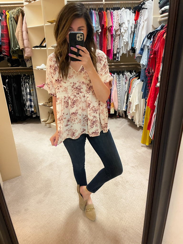 Lovely Notion Peplum Top