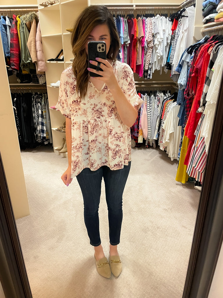 Lovely Notion Peplum Top