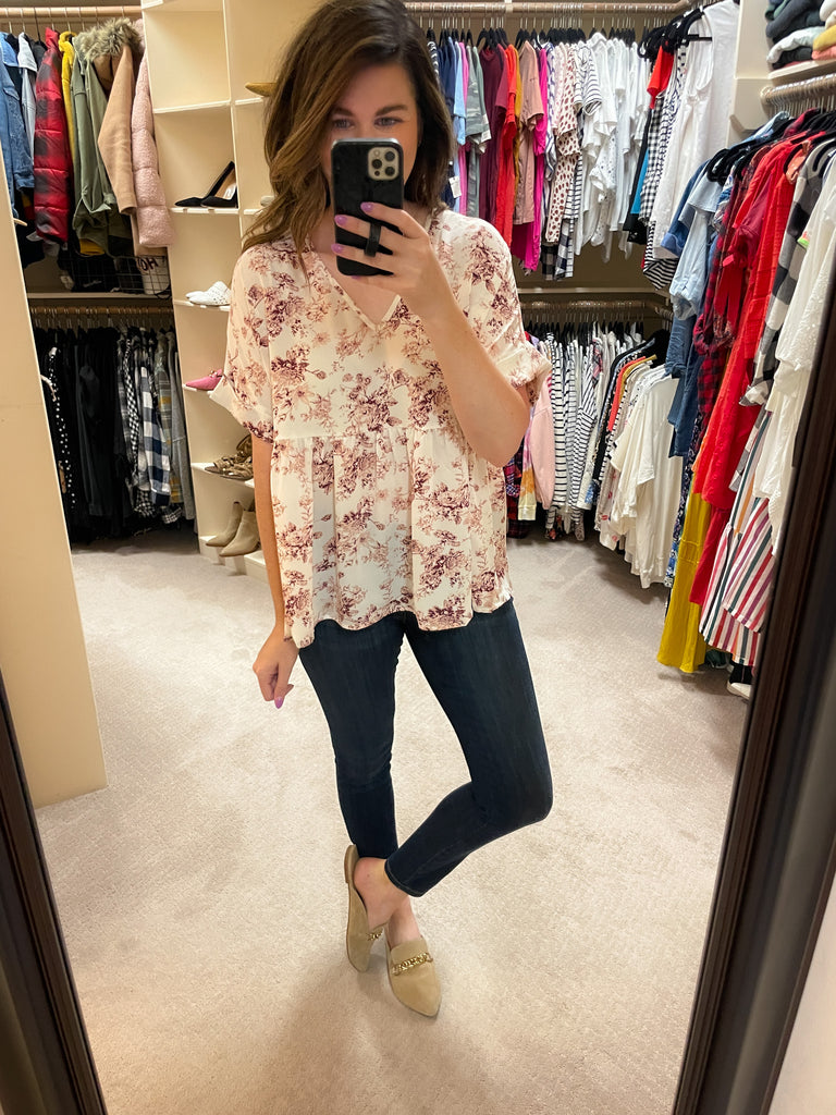 Lovely Notion Peplum Top