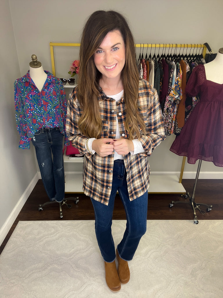 Clue Booties in New Tan