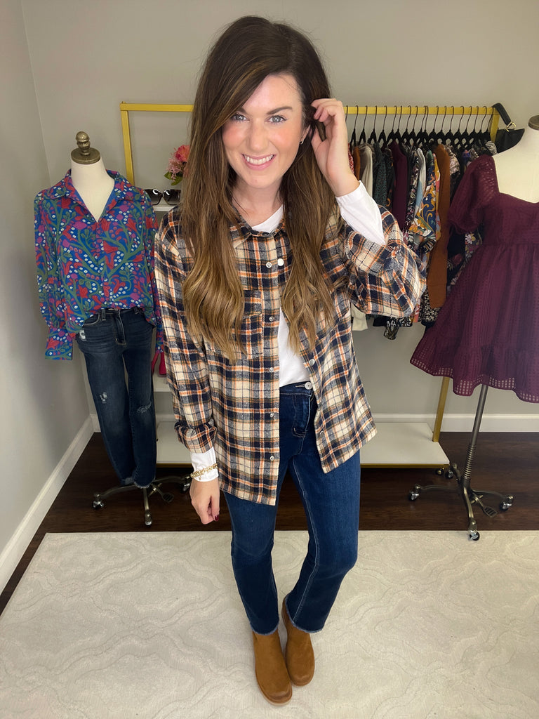 Clue Booties in New Tan