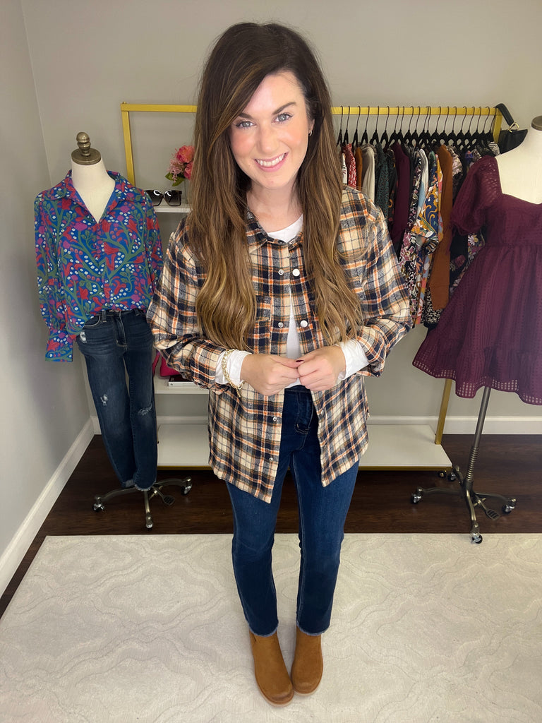 Clue Booties in New Tan