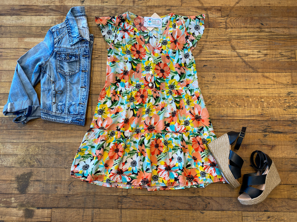 SALE! Burst into Bloom Dress *Final Sale*