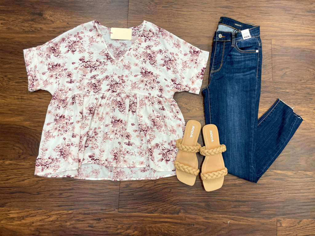 Lovely Notion Peplum Top