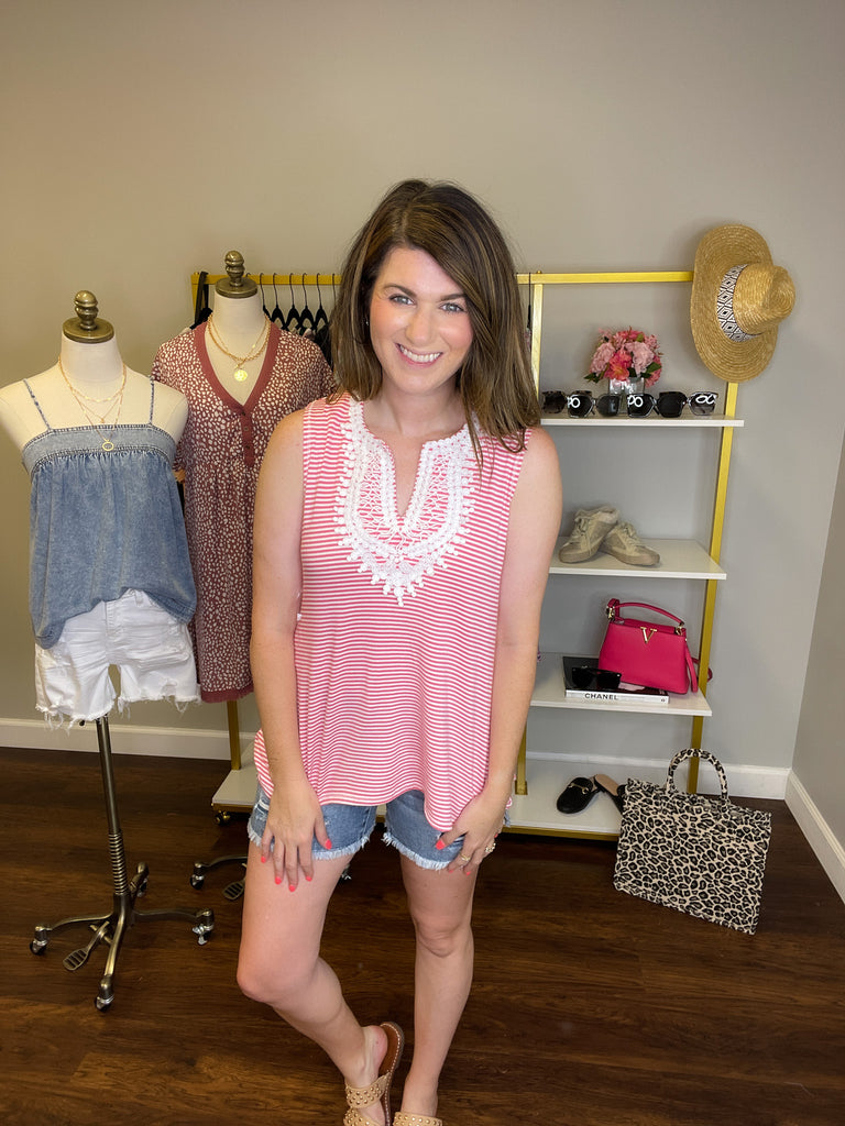 Shore Thing Tunic in Pink