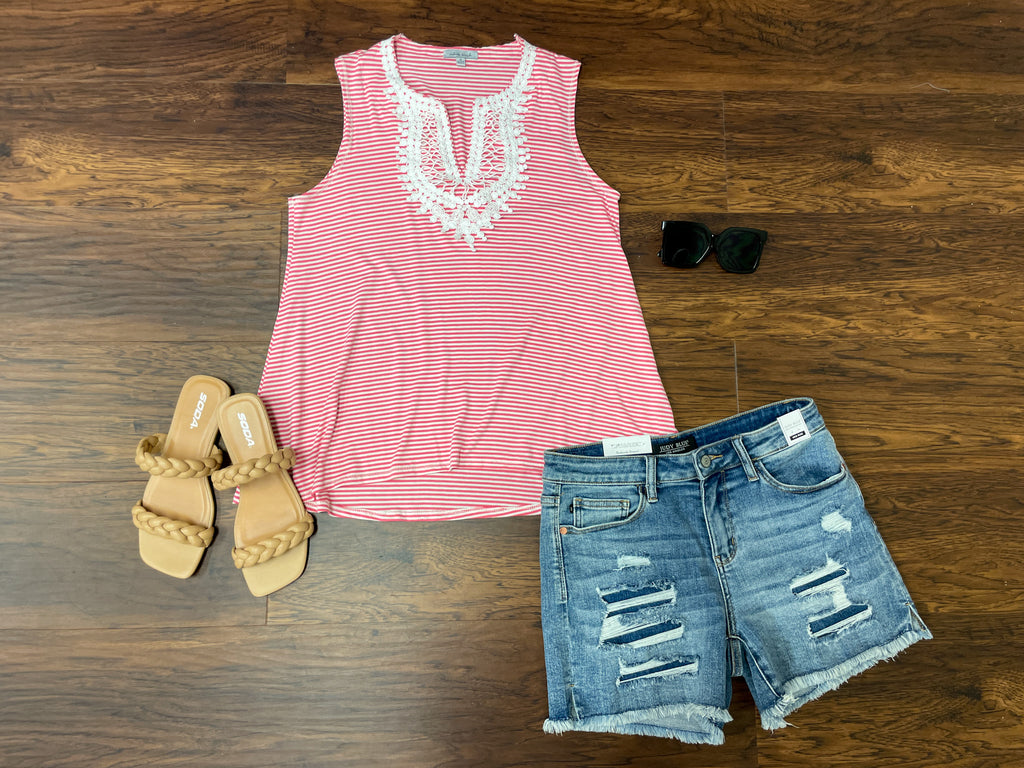 Shore Thing Tunic in Pink