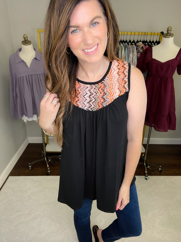 SALE! I Zig, You Zag Tank *Final Sale*