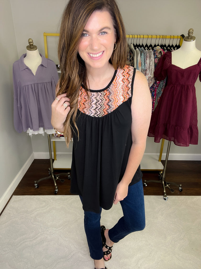 SALE! I Zig, You Zag Tank *Final Sale*