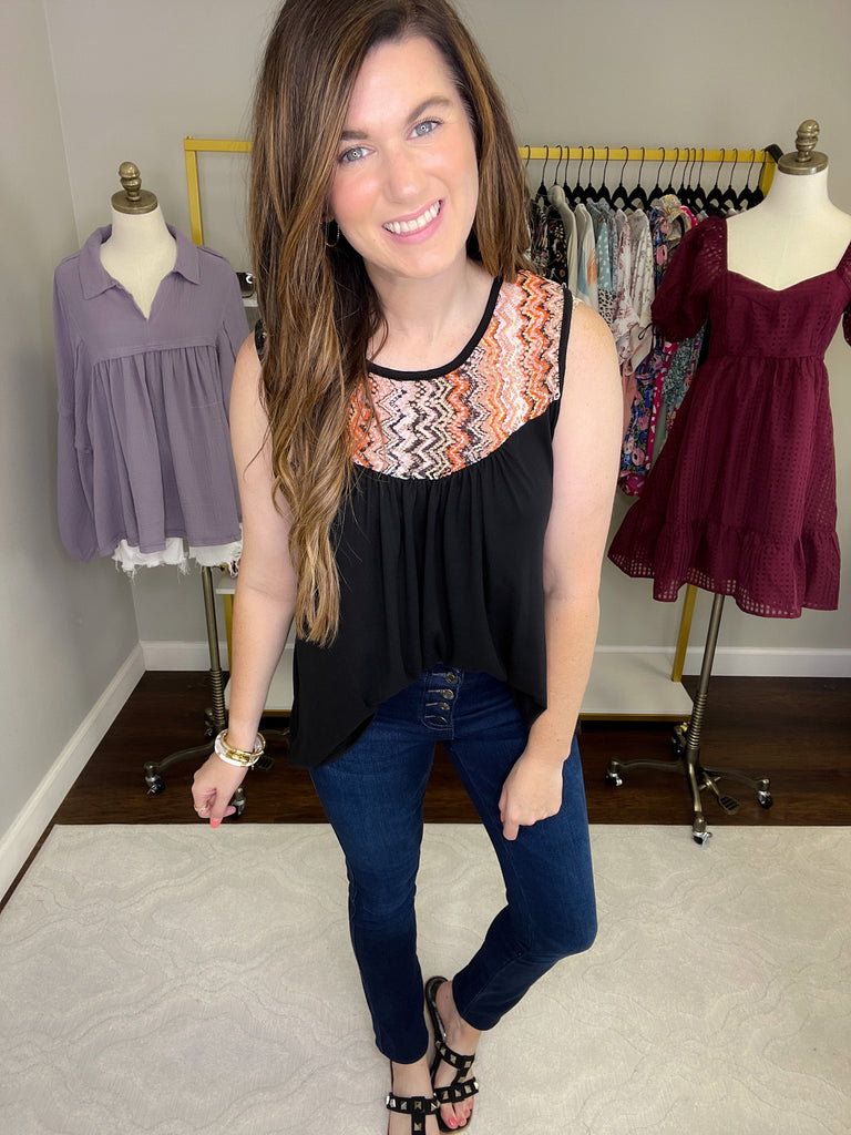 SALE! I Zig, You Zag Tank *Final Sale*