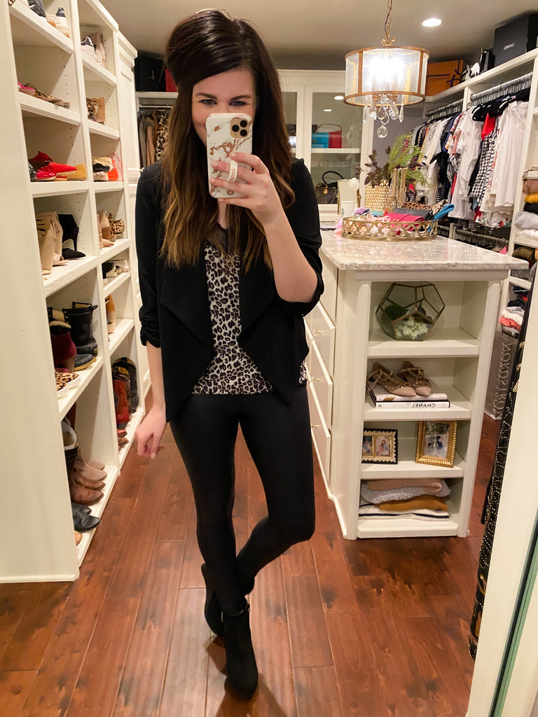 Pebble Faux Leather Leggings