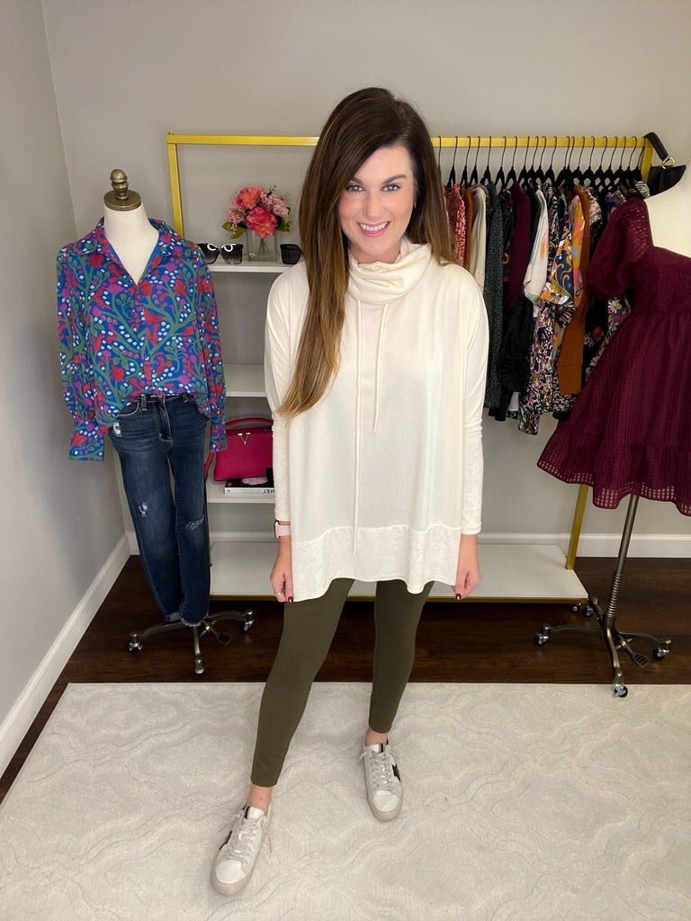 SALE! Mono B Reach Your Goals Leggings in Olive *Final Sale*