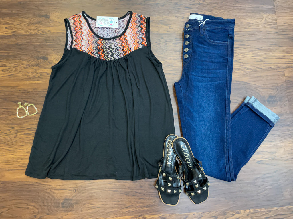 SALE! I Zig, You Zag Tank *Final Sale*