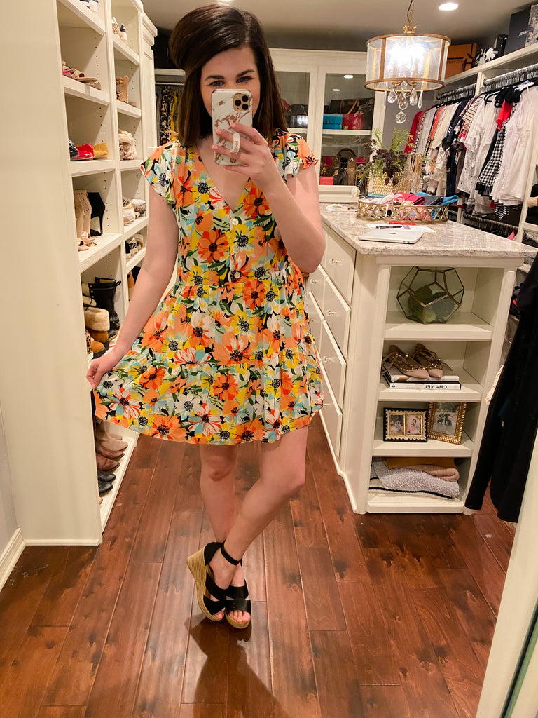 SALE! Burst into Bloom Dress *Final Sale*