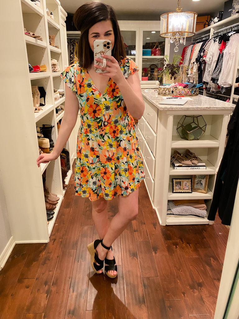 SALE! Burst into Bloom Dress *Final Sale*