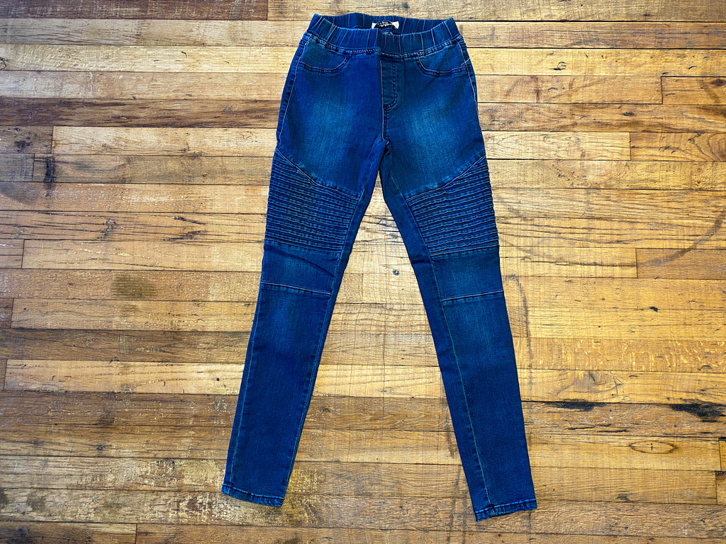 SALE! Denim Moto Jeggings *Final Sale*