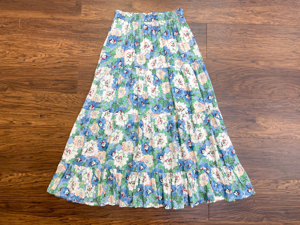 Here for Happiness Midi Skirt