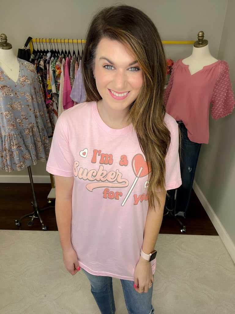 *BELLES & DOORBUSTER* Sucker for You Tee *Final Sale*