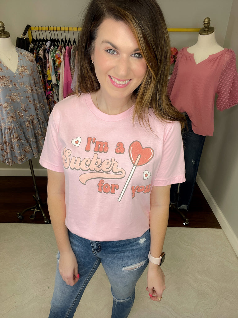 *BELLES & DOORBUSTER* Sucker for You Tee *Final Sale*