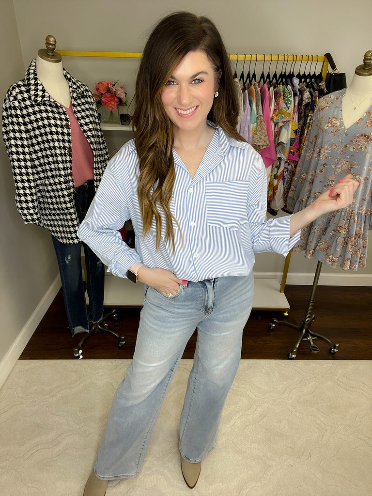 Risen Cyrus Wide Leg Jeans