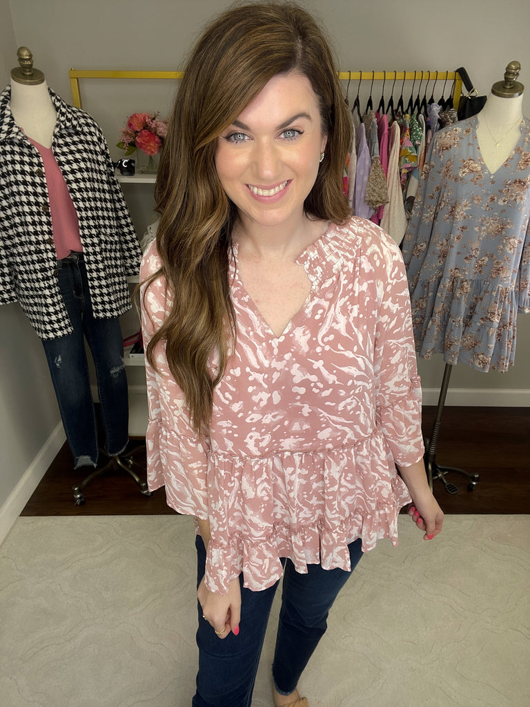 Malibu Cruise Top in Blush