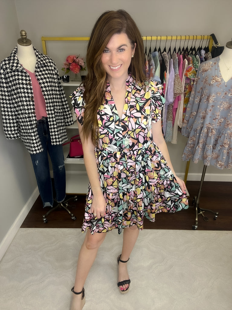 Open Doors Dress in Black