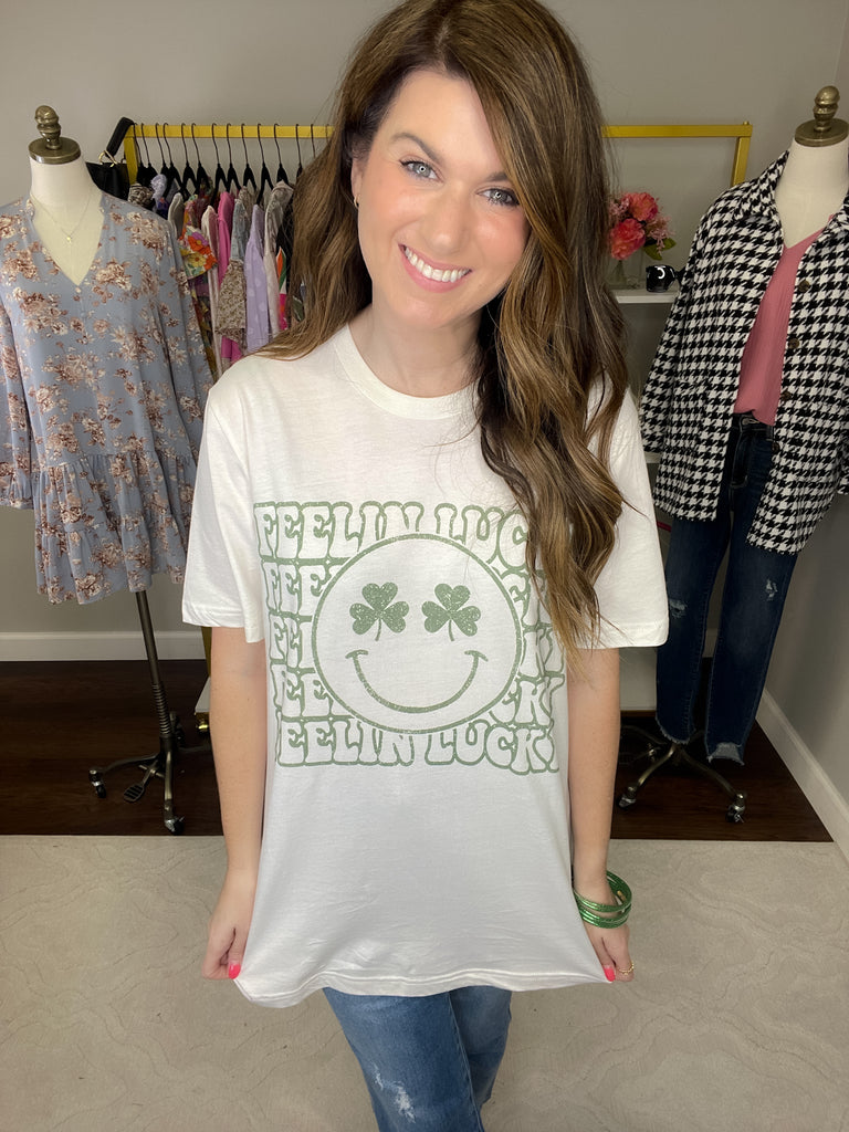 Feelin' Lucky Smiley Tee