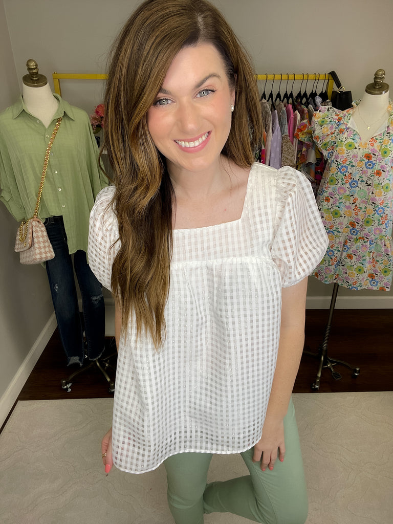 SALE! Real Love Top in White *Final Sale*