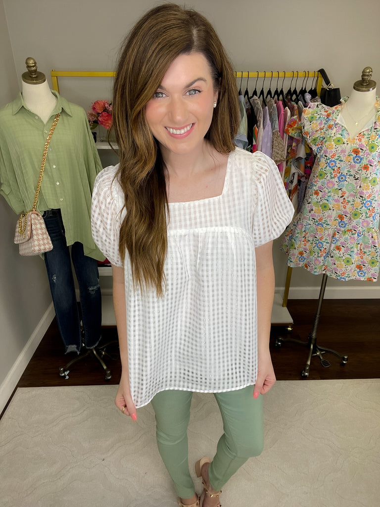 SALE! Real Love Top in White *Final Sale*