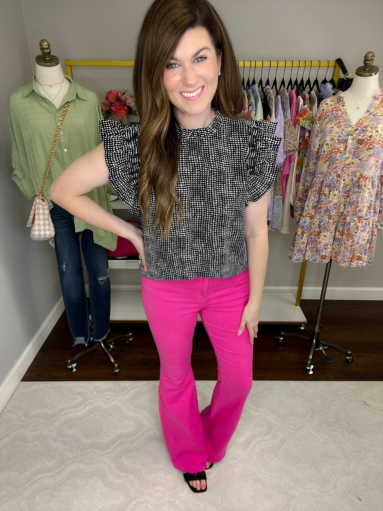 Judy Blue Elle Garment Dyed Flares