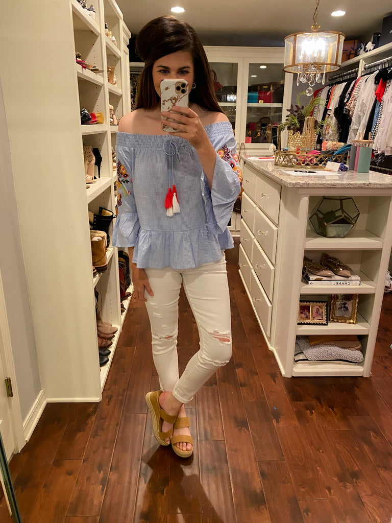 SALE! *BELLES & DOORBUSTER* Dreamy Destination Top *Final Sale*