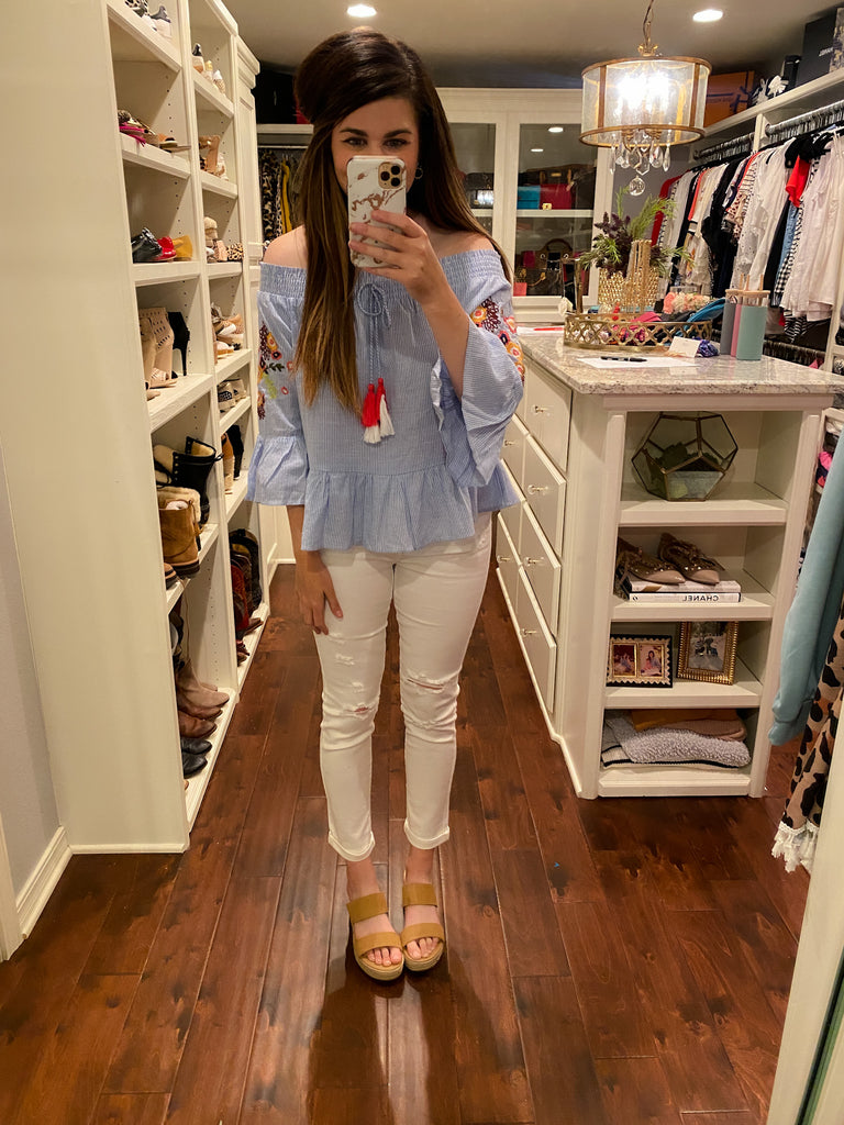 SALE! *BELLES & DOORBUSTER* Dreamy Destination Top *Final Sale*