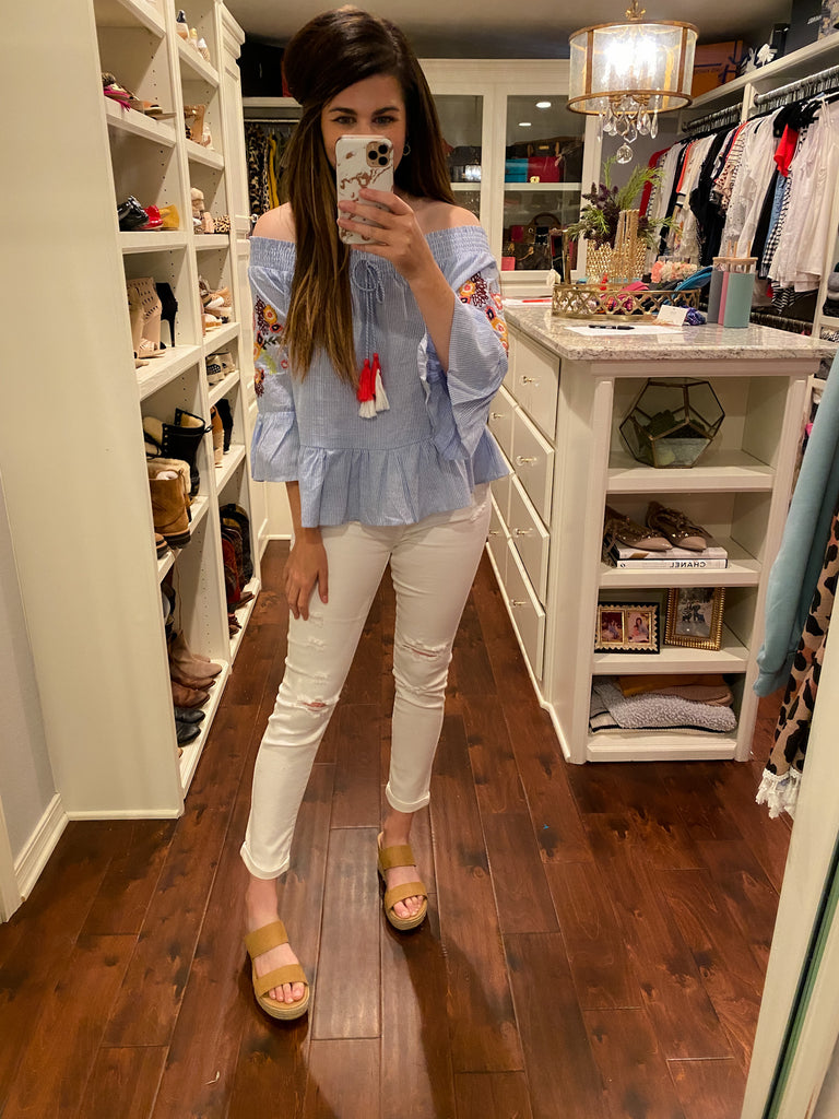 SALE! *BELLES & DOORBUSTER* Dreamy Destination Top *Final Sale*