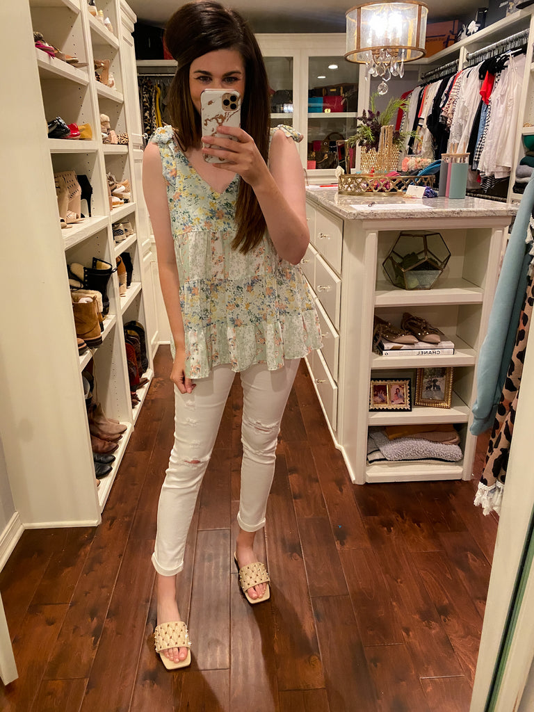 Adore You Floral Tank