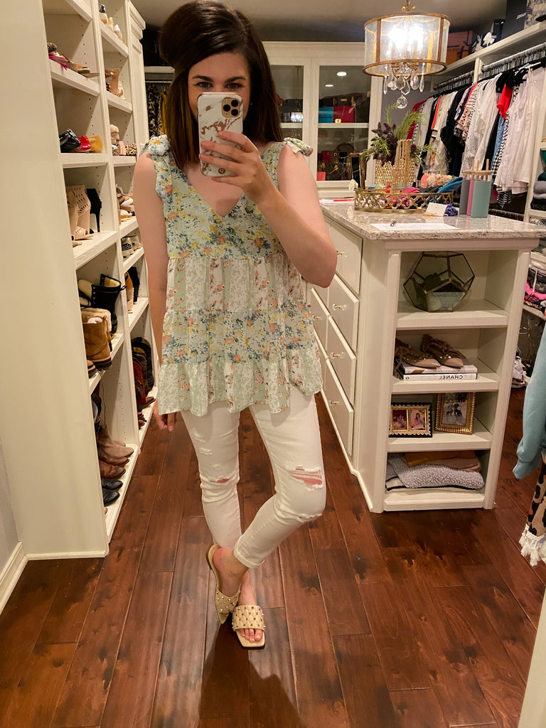 Adore You Floral Tank