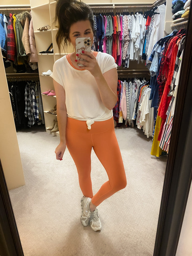 Mono B Lattice Tee in White