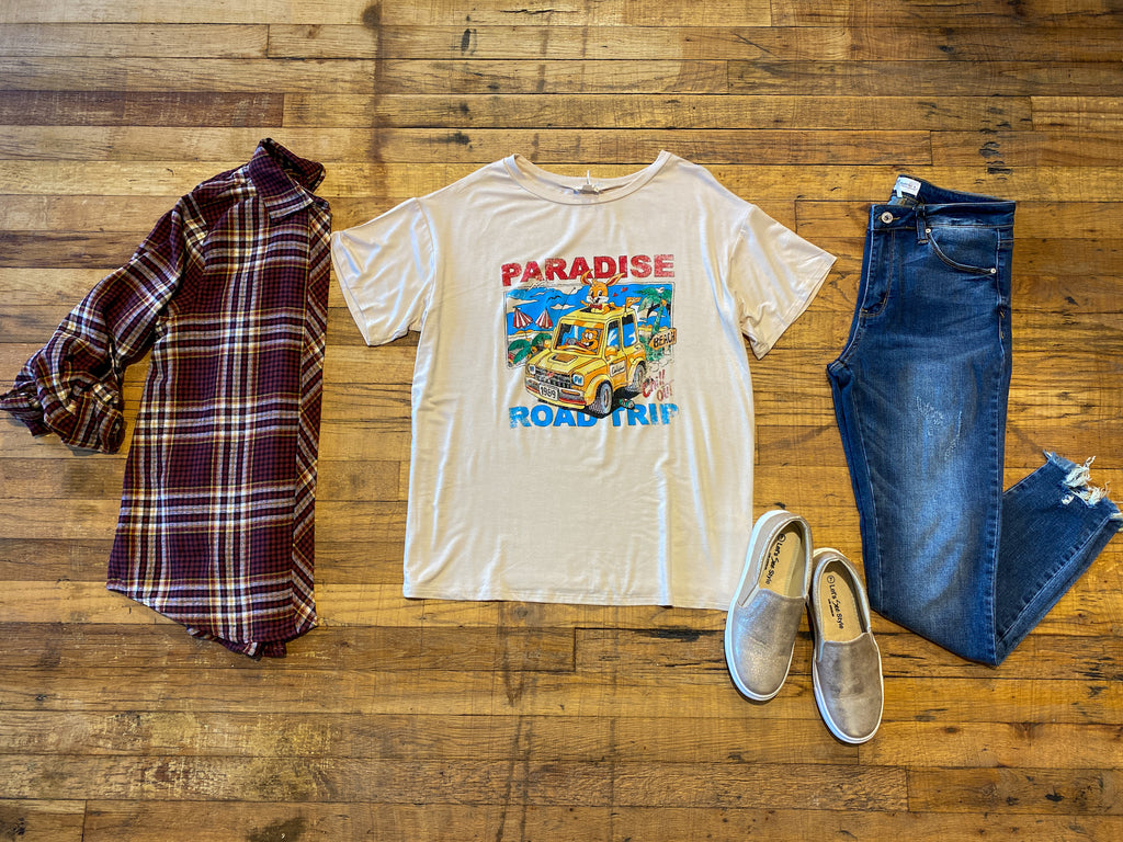 SALE! Paradise Road Trip Tee *Final Sale*