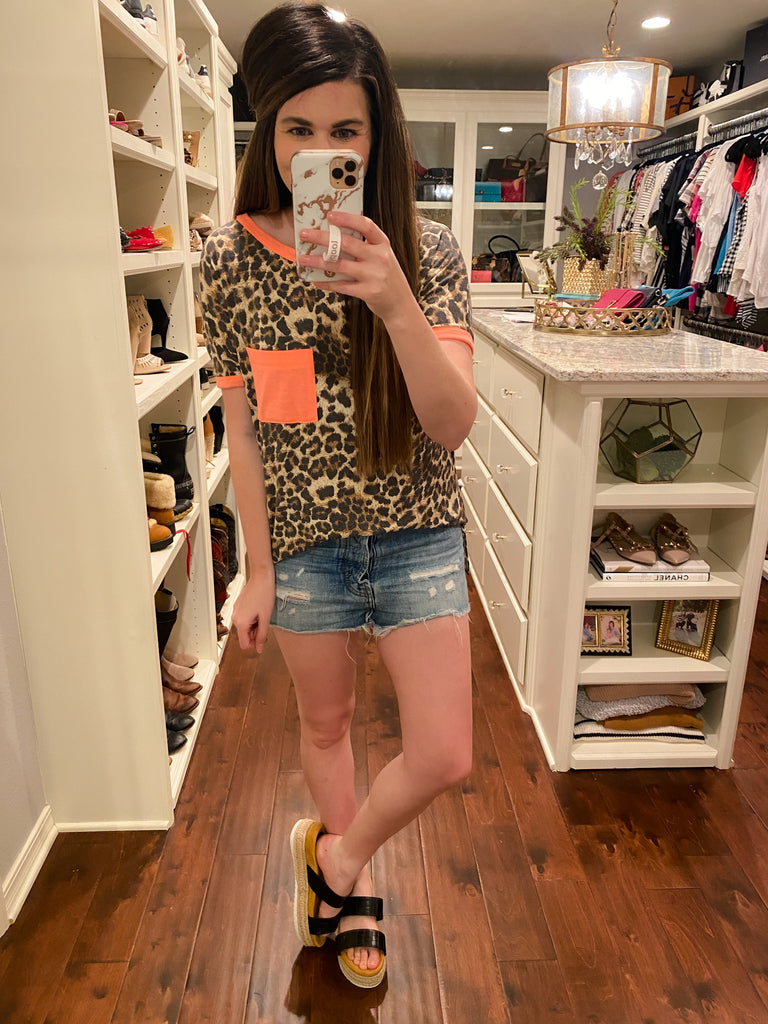 SALE! Kati Leopard Tee *Final Sale*